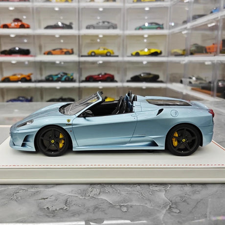 [Dino Model] 1:18 Ferrari 2008 430 Scuderia Spider 16M blå modellbil harts