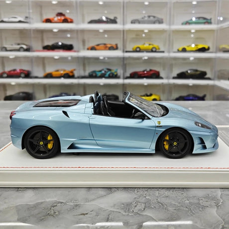 [Dino Model] 1:18 Ferrari 2008 430 Scuderia Spider 16M blå modellbil harts