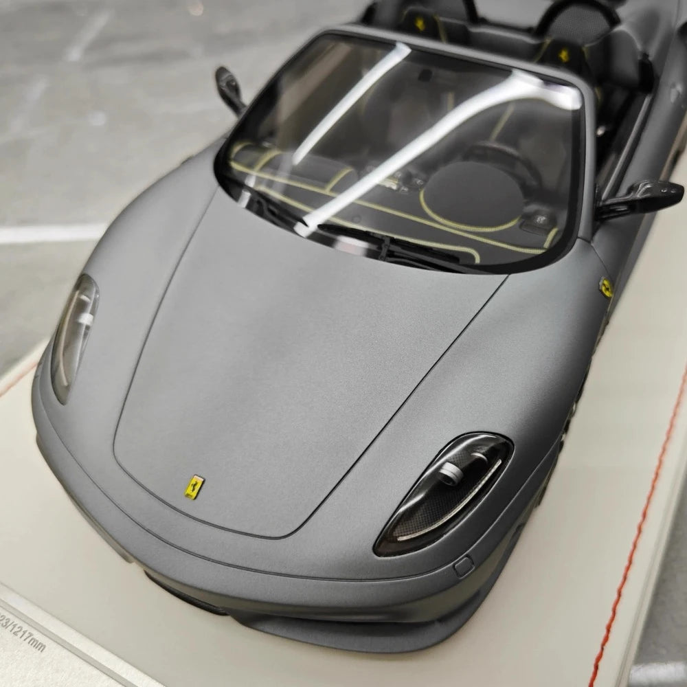 [Dino Model] 1:18 Ferrari 2008 430 Scuderia Spider 16M Gray Model Car Resin
