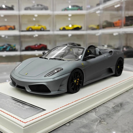 [Dino Model] 1:18 Ferrari 2008 430 Scuderia Spider 16M grå modellbil harts