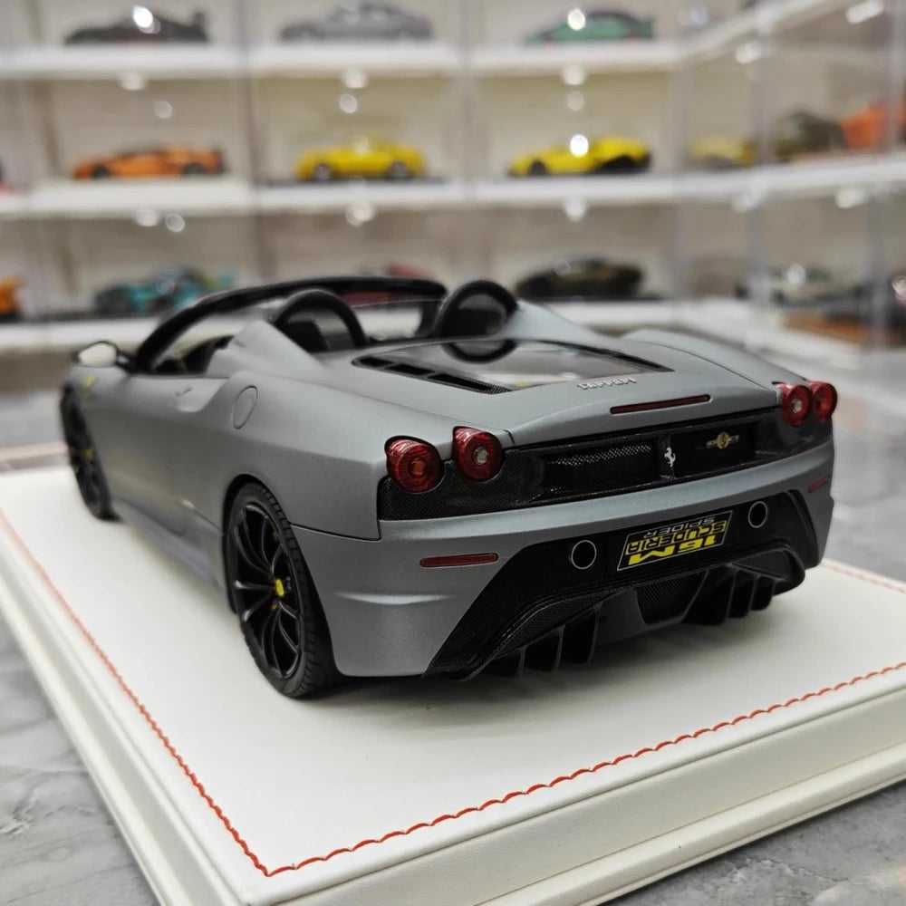 [Dino Model] 1:18 Ferrari 2008 430 Scuderia Spider 16M Gray Model Car Resin