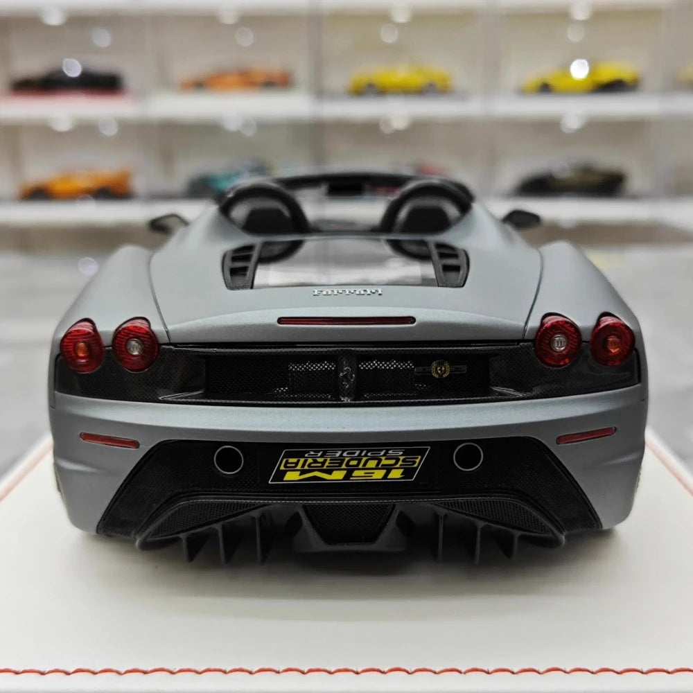 [Dino Model] 1:18 Ferrari 2008 430 Scuderia Spider 16M Gray Model Car Resin