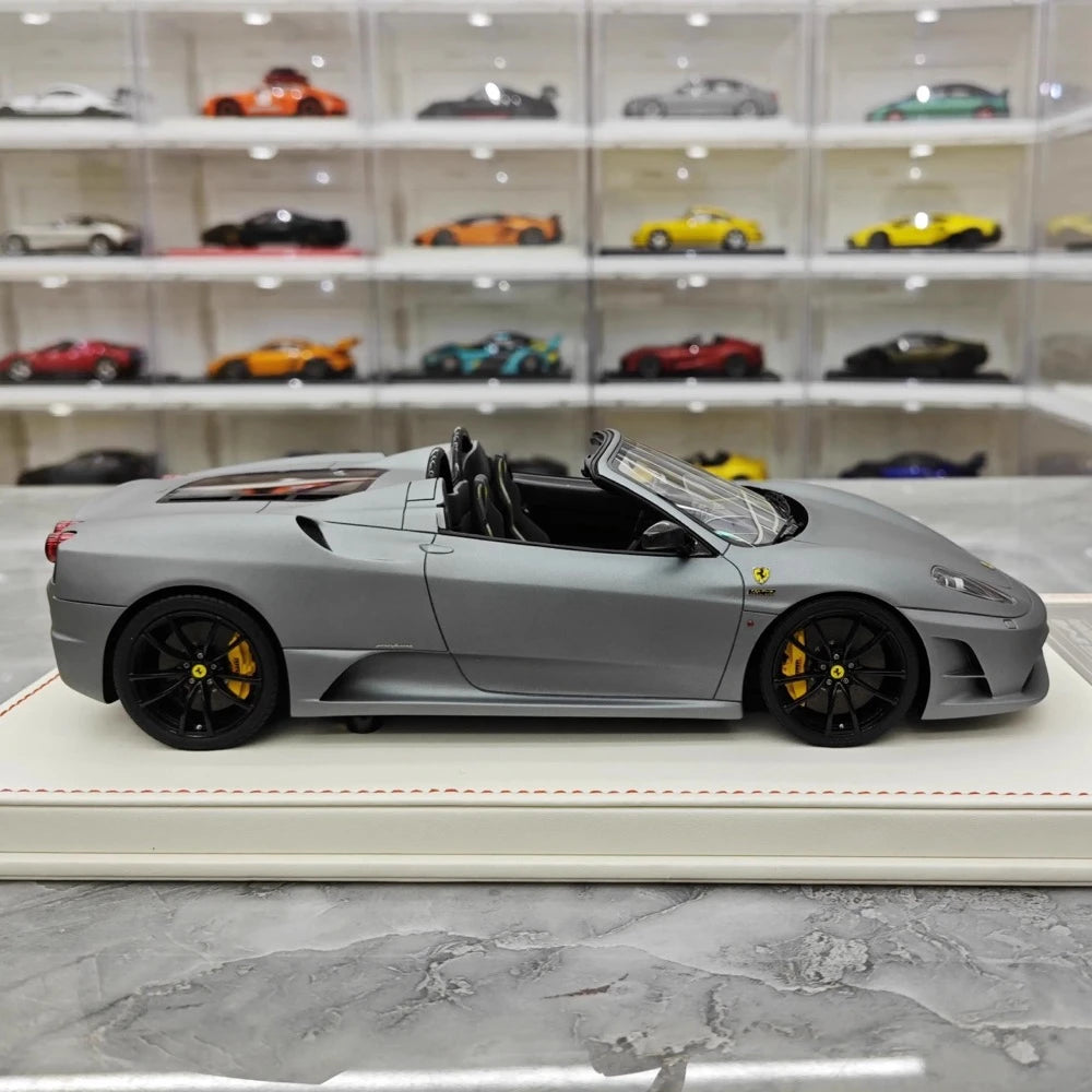 [Dino Model] 1:18 Ferrari 2008 430 Scuderia Spider 16M Gray Model Car Resin