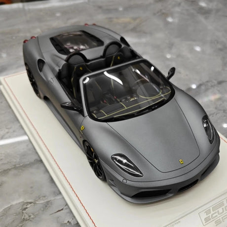 [Dino Model] 1:18 Ferrari 2008 430 Scuderia Spider 16M grå modellbil harts