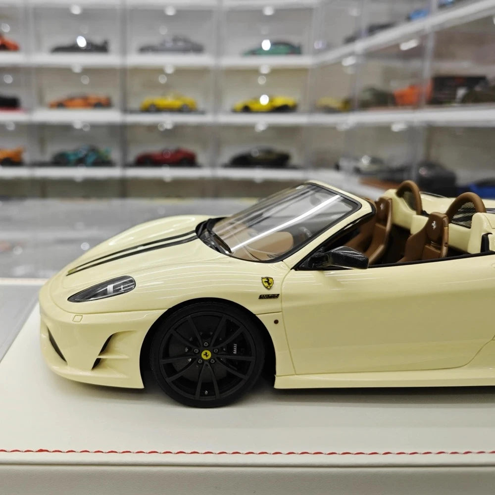 [Dino Model] 1:18 Ferrari 2008 430 Scuderia Spider 16M blanc voiture miniature Resin