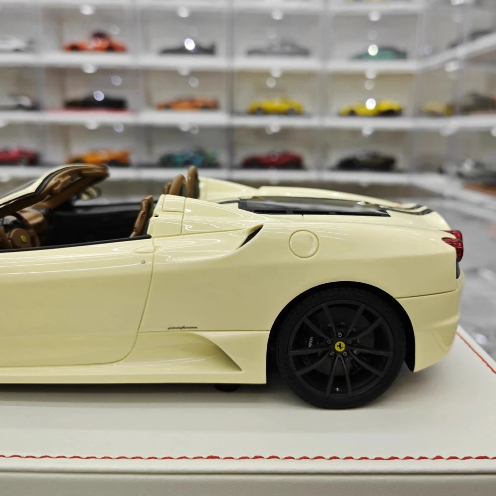 [Dino Model] 1:18 Ferrari 2008 430 Scuderia Spider 16M White Model Car Resin