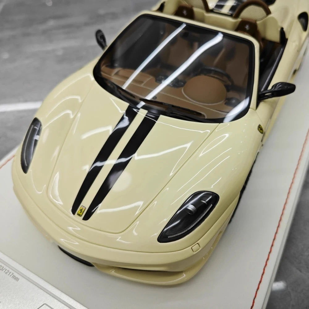 [Dino Model] 1:18 Ferrari 2008 430 Scuderia Spider 16M White Model Car Resin