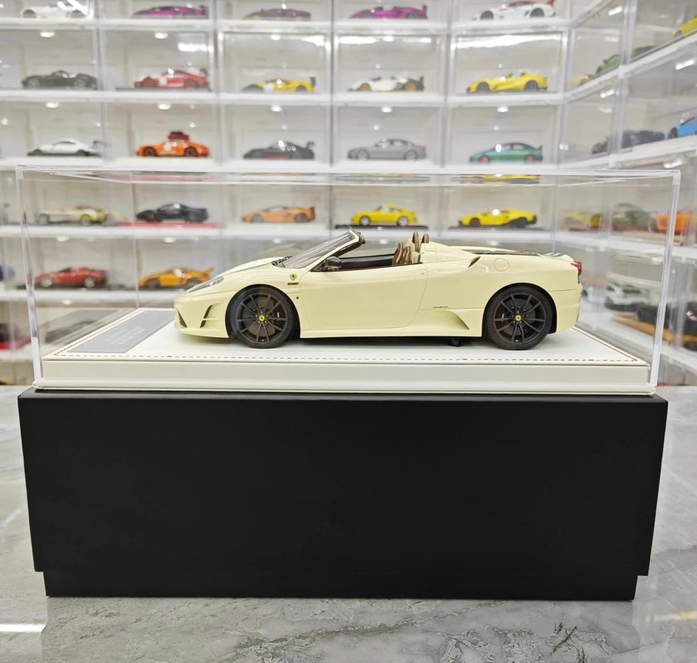 [Dino Model] 1:18 Ferrari 2008 430 Scuderia Spider 16M blanc voiture miniature Resin