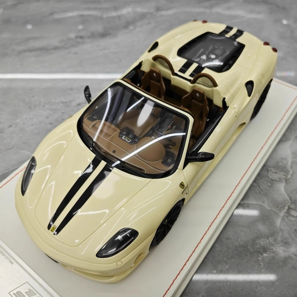 [Dino Model] 1:18 Ferrari 2008 430 Scuderia Spider 16M White Model Car Resin