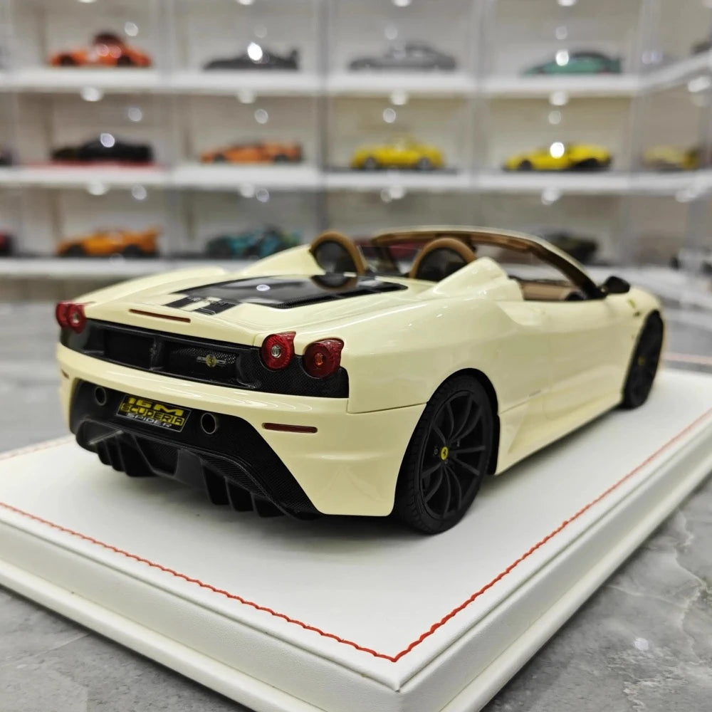 [Dino Model] 1:18 Ferrari 2008 430 Scuderia Spider 16M White Model Car Resin