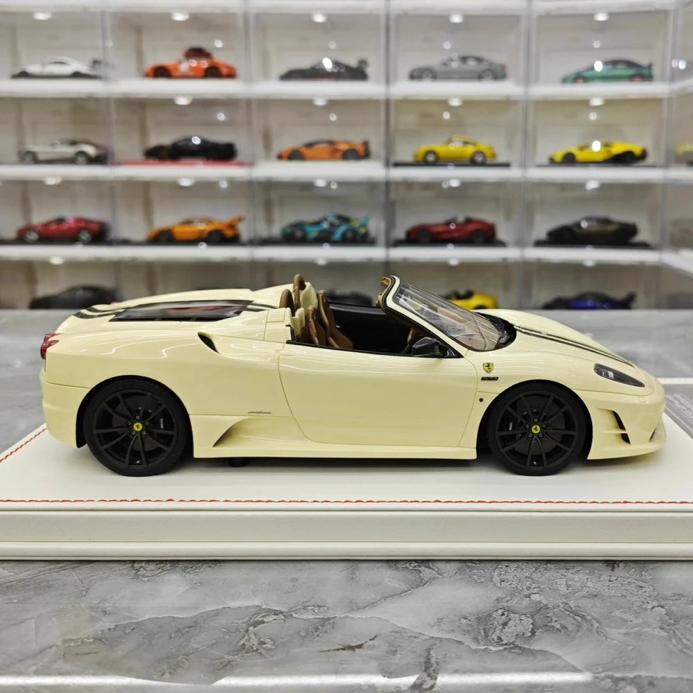 [Dino Model] 1:18 Ferrari 2008 430 Scuderia Spider 16M White Model Car Resin