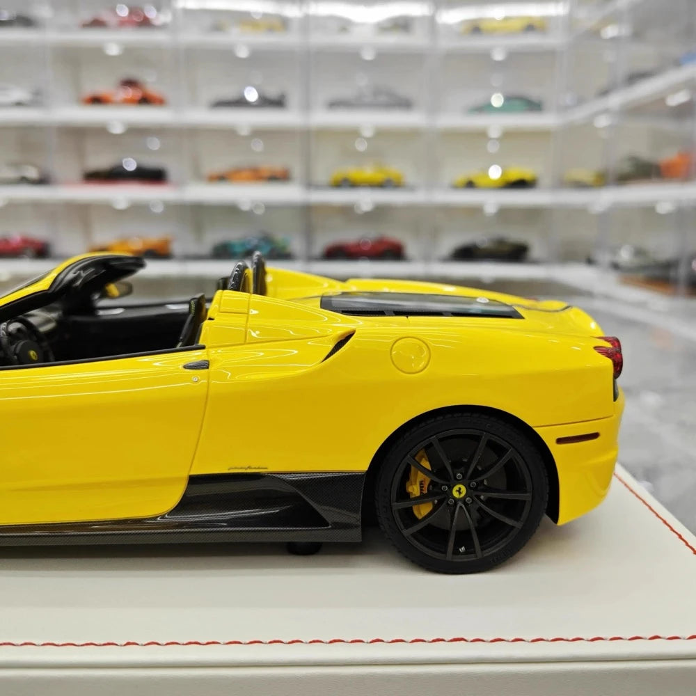 [Dino Model] 1:18 Ferrari 2008 430 Scuderia Spider 16M Yellow Model Car Resin