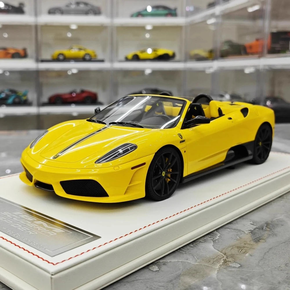 [Dino Model] 1:18 Ferrari 2008 430 Scuderia Spider 16M イエロー モデルカー レジン