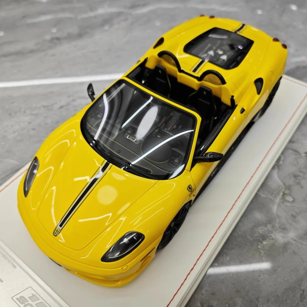 [Dino Model] 1:18 Ferrari 2008 430 Scuderia Spider 16M Yellow Model Car Resin