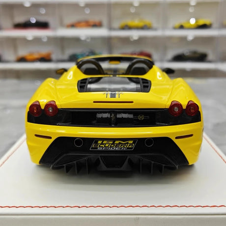 [Dino Model] 1:18 Ferrari 2008 430 Scuderia Spider 16M gul modellbil harts