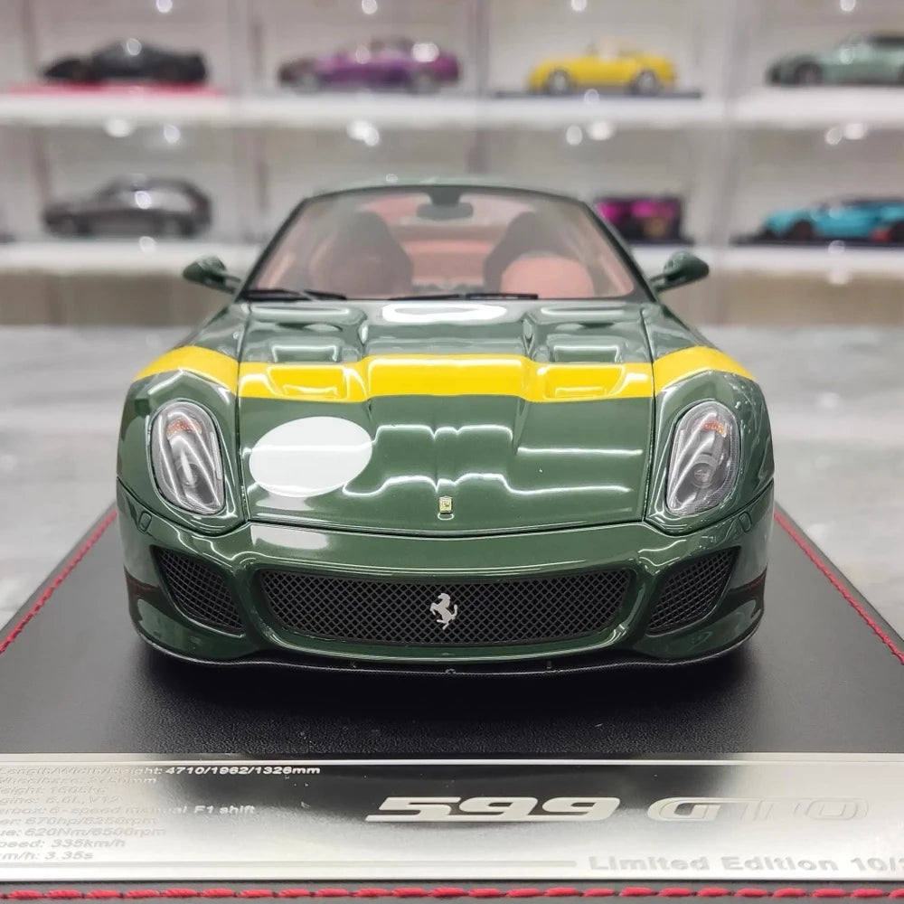 [Dino Model] 1:18 Ferrari 2010 599 GTO Green Model Car Resin