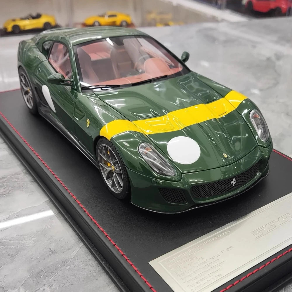 [Dino Model] 1:18 Ferrari 2010 599 GTO Green Model Car Resin