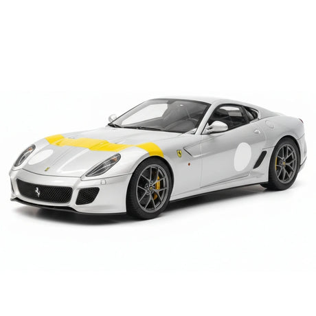 [Dino Model] 1:18 Ferrari 2010 599 GTO Sliver modellbil harts