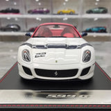 [Dino Model] 1:18 Ferrari 2010 599 GTO White Model Car Resin
