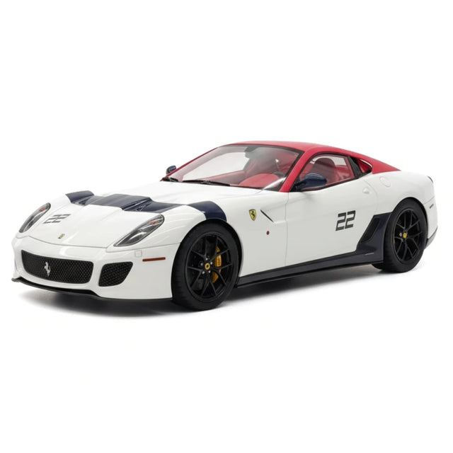[Dino Model] 1:18 Ferrari 2010 599 GTO White Model Car Resin