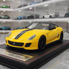 [Dino Model] 1:18 Ferrari 2010 599 GTO Yellow Model Car Resin