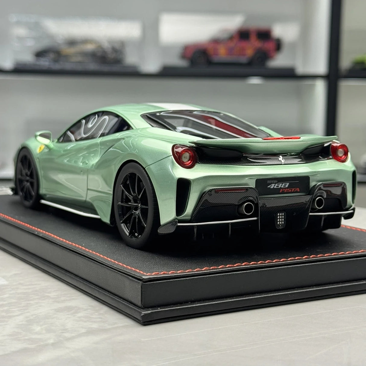 Dino Model Ferrari 2018 488 Pista Francesca Green 1:18 – keräilyhartsimalli