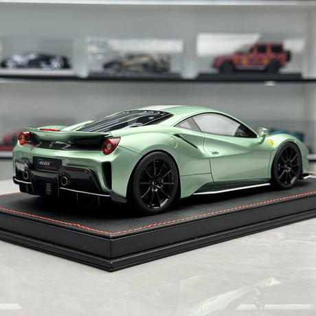 Dino Model Ferrari 2018 488 Pista Francesca Green 1:18 – Verzamelbare resin modelresin resin