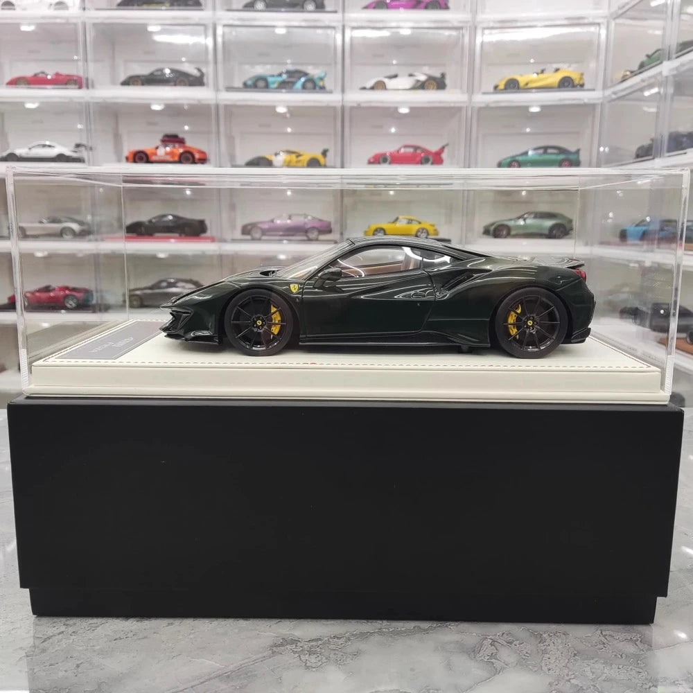 [Dino Model] 1:18 Ferrari 2018 488 Pista Green Model Car Resin