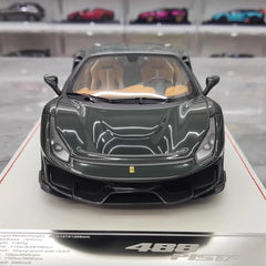 [Dino modello] 1:18 Ferrari 2018 488 Pista verde modellino di auto resina