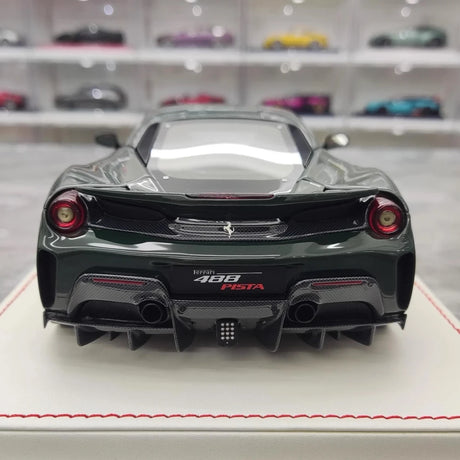 [Dino Model] 1:18 Ferrari 2018 488 Pista grön modellbil harts