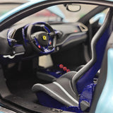 [Dino Model] 1:18 Ferrari 2018 488 Pista Spider Blue Model Car Resin