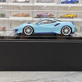 [Dino Model] 1:18 Ferrari 2018 488 Pista Spider Blue Model Car Resin
