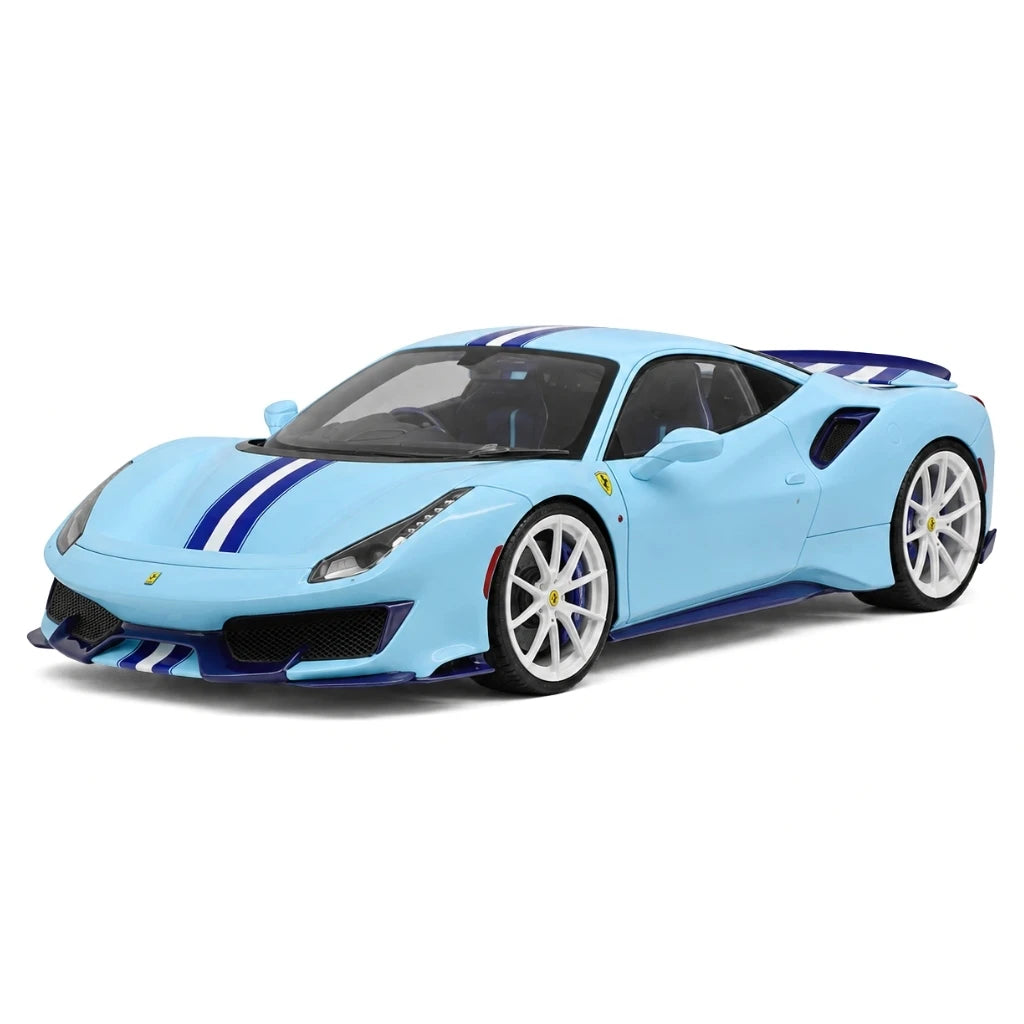 [Dino Model] 1:18 Ferrari 2018 488 Pista Spider Blue Model Car Resin