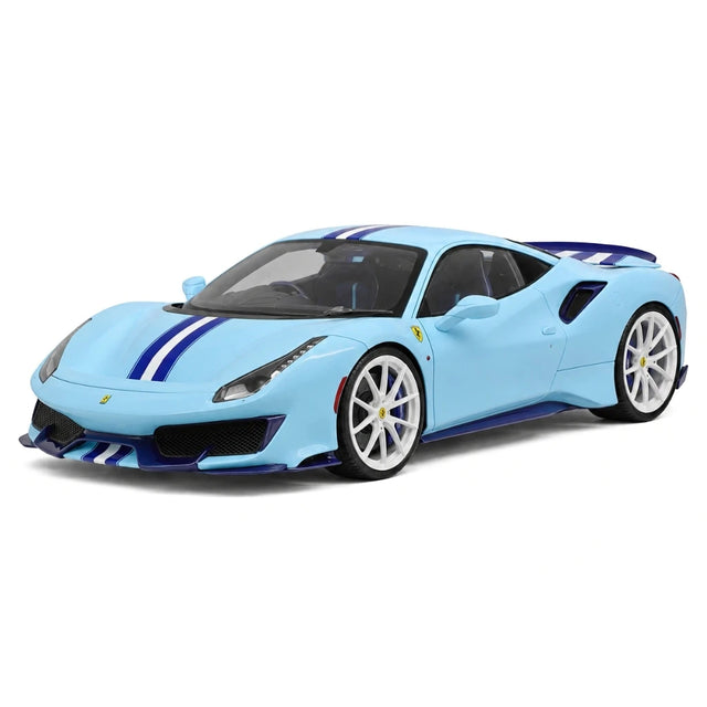 [Dino Model] 1:18 Ferrari 2018 488 Pista Spider Blue Model Car Resin