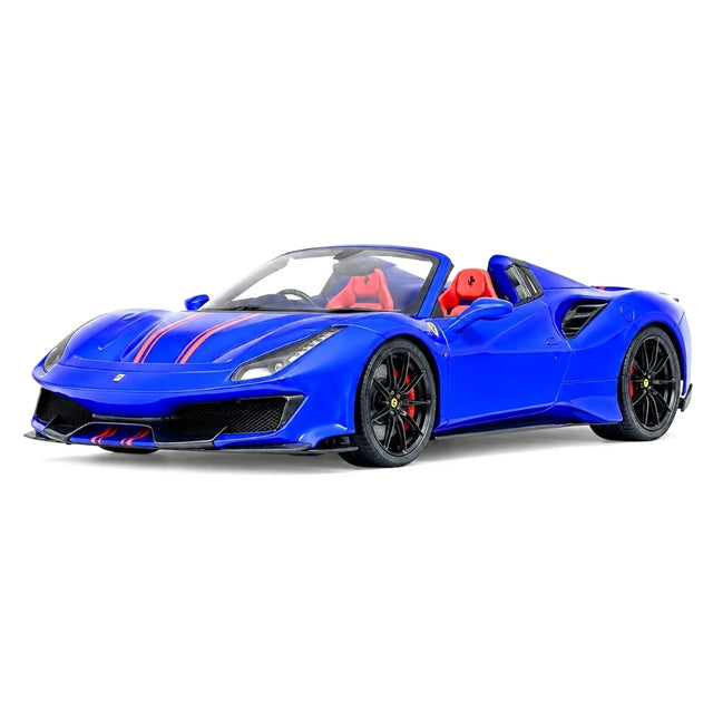 Dino Model Ferrari 2018 488 Pista Spider Blue Racing Livery 1:18 – Keräilyhartsimalli