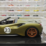 [Dino Model] 1:18 Ferrari 2018 488 Pista Spider Green No.23 Model Car Resin