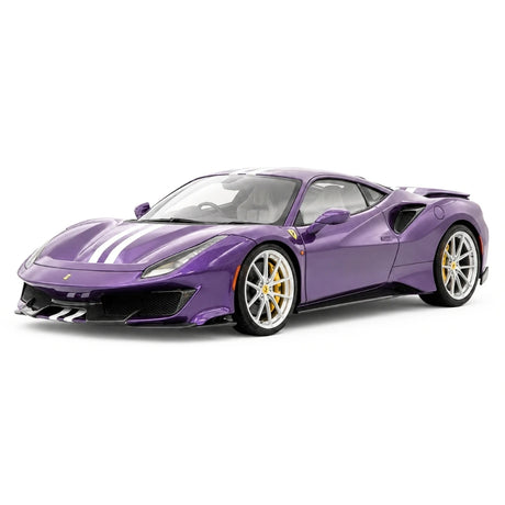 [Dino Model] 1:18 Ferrari 2018 488 Pista Spider Purple Model Car Resin