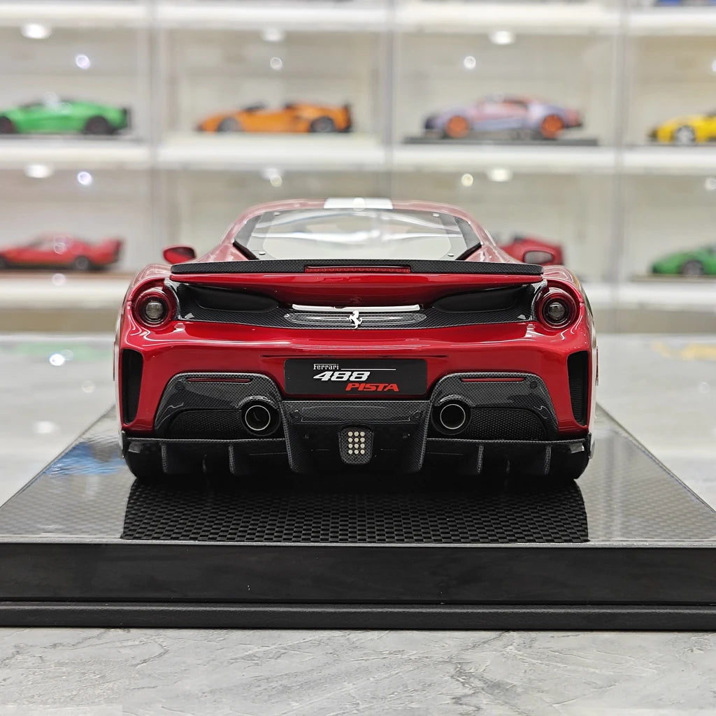 [Dino Model] 1:18 Ferrari 2018 488 Pista Spider Red Model Car Resin