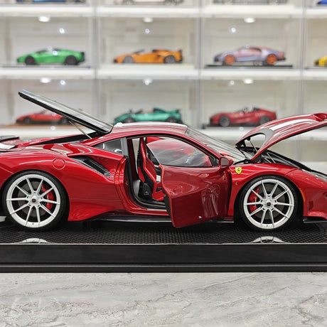 [Dino Model] 1:18 Ferrari 2018 488 Pista Spider Red Model Car Resin