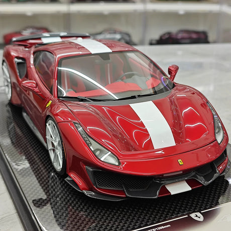 [Dino Model] 1:18 Ferrari 2018 488 Pista Spider Red Model Car Resin