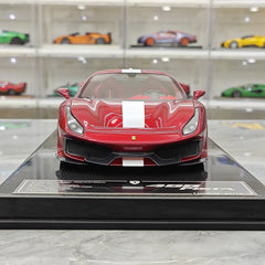 [Dino Model] 1:18 Ferrari 2018 488 Pista Spider Red Model Car Resin