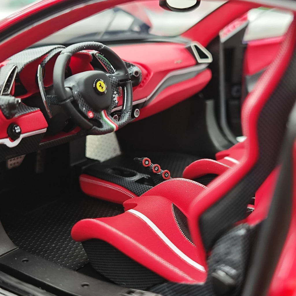 [Dino Model] 1:18 Ferrari 2018 488 Pista Spider Red Model Car Resin