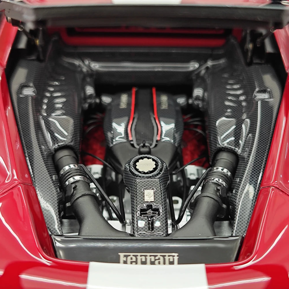 [Dino Model] 1:18 Ferrari 2018 488 Pista Spider Red Model Car Resin