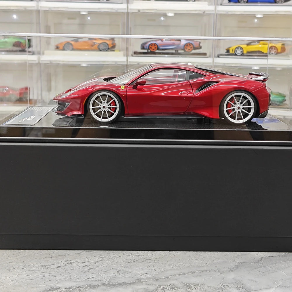 [Dino Model] 1:18 Ferrari 2018 488 Pista Spider Red Model Car Resin