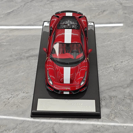 [Dino Model] 1:18 Ferrari 2018 488 Pista Spider Red Model Car Resin