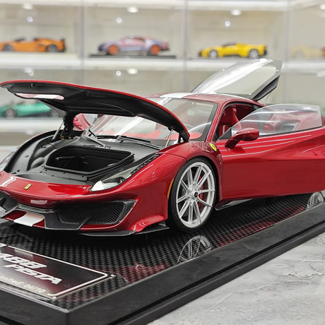 [Dino Model] 1:18 Ferrari 2018 488 Pista Spider Red Model Car Resin