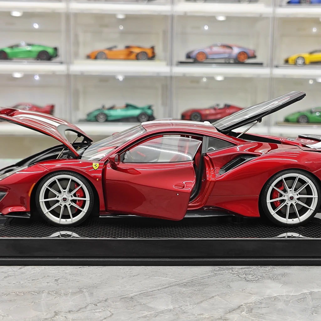 [Dino Model] 1:18 Ferrari 2018 488 Pista Spider Red Model Car Resin