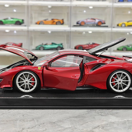 [Dino Model] 1:18 Ferrari 2018 488 Pista Spider Red Model Car Resin
