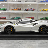 [Dino Model] 1:18 Ferrari 2018 488 Pista Spider Silver Model Car Resin