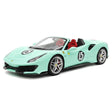 [Dino Model] 1:18 Ferrari 2018 488 Pista Spider Tiffany Blue No.15 Model Car Resin